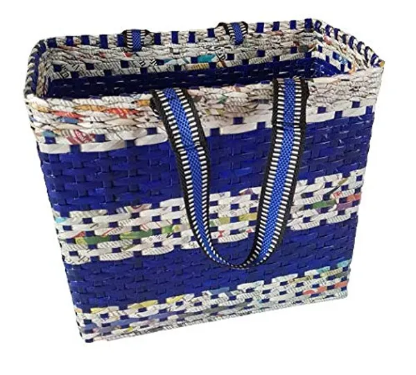 Sonas_Creation_Paperus,_Large,_Blue,_Picnic_Basket,_Lunch_Bag_for_Office,_Shopping_Bag,_Big_Tiffin_Basket,_Carry_Bag,_Eco-Friendly,_Handmade,_of_Paper_Ropes_11_in_Tall_14_in_Length_7_in_Wide_Base