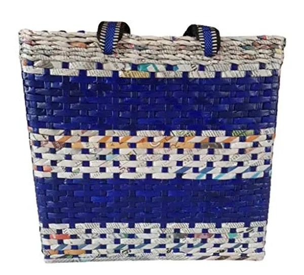 Sonas_Creation_Paperus,_Large,_Blue,_Picnic_Basket,_Lunch_Bag_for_Office,_Shopping_Bag,_Big_Tiffin_Basket,_Carry_Bag,_Eco-Friendly,_Handmade,_of_Paper_Ropes_11_in_Tall_14_in_Length_7_in_Wide_Base