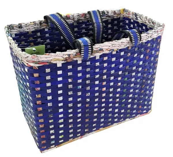 Sonas_Creation_Paperus,_Large,_Lunch_Bag,_Picnic_Basket,_Carry_Bag,_Tiffin_Basket_for_Office,_Eco-Friendly,_Handmade,_of_Paper_Ropes_11_in_Tall_14_in_Length_7_in_Wide_Base_(Blue)