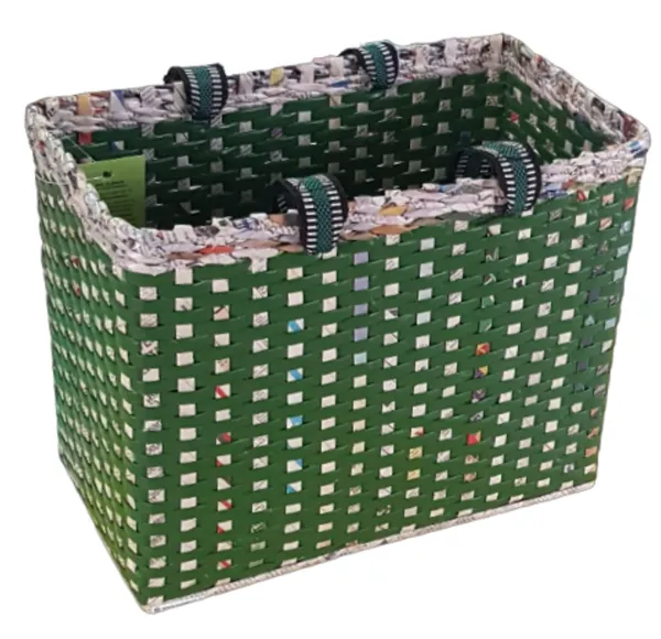 Sonas_Creation_Paperus,_Large,_Green,_Picnic_Basket,_Lunch_Bag_for_Office,_Shopping_Bag,_Big_Tiffin_Basket,_Carry_Bag,_Eco-Friendly,_Handmade,_of_Paper_Ropes_11_in_Tall_14_in_Length_7_in_Wide_Base
