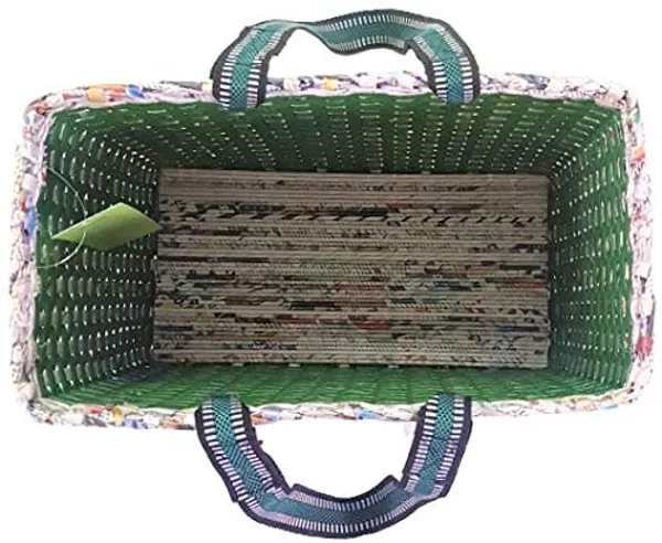 Sonas_Creation_Paperus,_Large,_Green,_Picnic_Basket,_Lunch_Bag_for_Office,_Shopping_Bag,_Big_Tiffin_Basket,_Carry_Bag,_Eco-Friendly,_Handmade,_of_Paper_Ropes_11_in_Tall_14_in_Length_7_in_Wide_Base