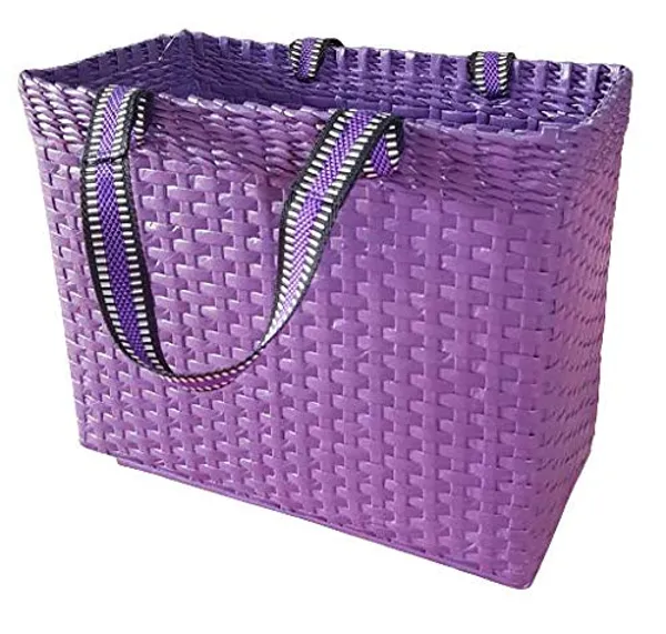 Paperus_Mauve_Lunch_Bag,_Picnic_Basket,_Eco-Friendly,_Handmade