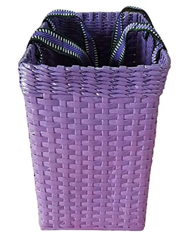 Paperus_Mauve_Lunch_Bag,_Picnic_Basket,_Eco-Friendly,_Handmade
