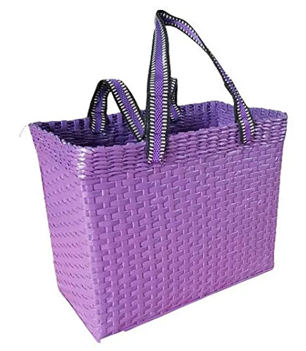 Paperus_Mauve_Lunch_Bag,_Picnic_Basket,_Eco-Friendly,_Handmade