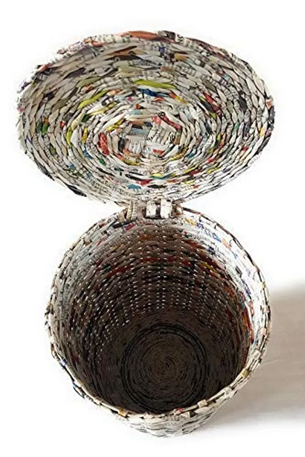 Sonas_Creation,_SMALL_Dustbin_with_Lid_for_Bedroom,_8_Inch_Tall