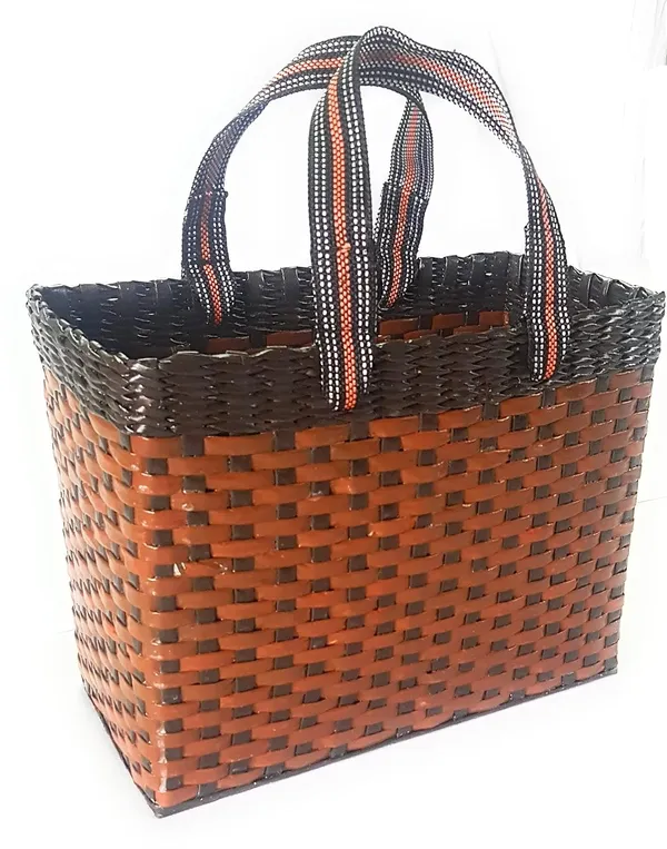 Paperus_Sonas_Creation_Light_&_Dark_Brown,_Carry_Bag,_Picnic_Basket,_Lunch_Bag,_Tiffin_Basket,_Shopping_Bag,_Eco-Friendly,_Handmade,_of_Paper_Ropes_Large_Size_in_Inch_H_11_X_L_14_X_W_7