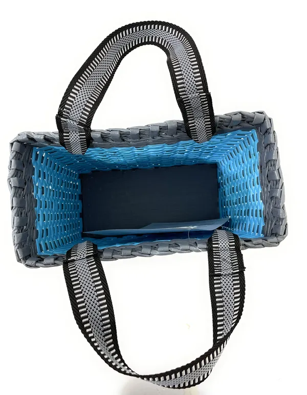 _Paperus,_Sky_Blue_&_Grey_Lunch_Bag_for_Office,_Tiffin_Basket,_Picnic_Basket,_Handbag_for_Lunch_Box,_Eco-friendly,_Handmade,_of_Paper_Ropes_Large_Size_Ht._11,_L_14,_7_inch_Wide_Base