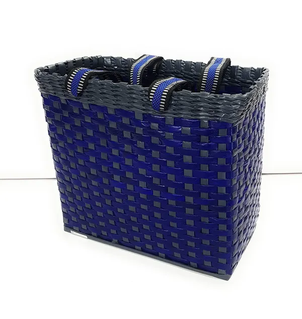 _Paperus,_Medium,_Blue_Grey_Lunch_Bag,_Picnic_Basket,_Carry_Bag,_Handbag,_Tiffin_Basket_for_Office;_Rectangular,_Eco-Friendly,_Handmade,_of_Paper_Ropes,_in_Inch_11_H,_12_L,_6_Wide_Base