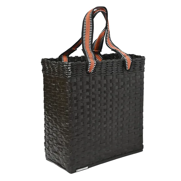Sonas_Creation_PAPERUS_Re-usable_SMALL_Dark_Brown_Carry_Bag_|_Shopping_Bag_|_Handbag_|_Tiffin_Basket_|_Lunch_Bag,_Eco-friendly_Handmade_of_Paper_Ropes_11_In_Tall_10_In_Length_5_In_Wide_Base