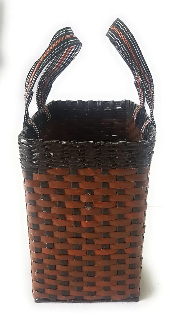 _Paperus,_Large,_Dark_&_Light_Brown,_Lunch_Bag,_Picnic_Basket,_Carry_Bag,_Tiffin_Basket_for_Office,_Rectangular,_Eco-Friendly,_Handmade,_of_Paper_Ropes,_in_Inch_11_H,_14_L,_7_Wide_Base