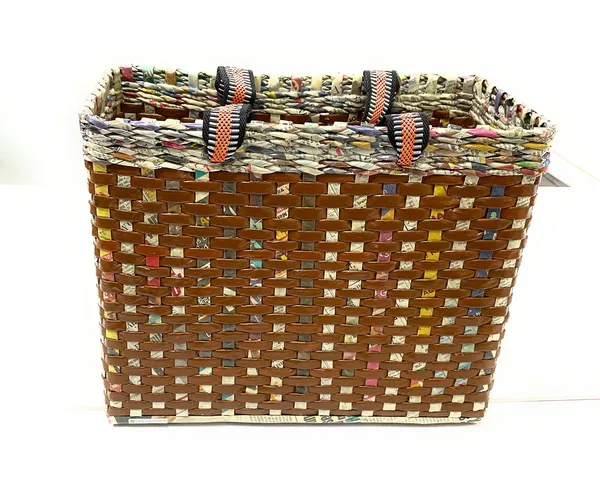 _Paperus,_Large,_Lunch_Bag,_Picnic_Basket,_Carry_Bag,_Handbag,_Tiffin_Basket_for_Office,_Rectangular,_Eco-Friendly,_Handmade,_of_Paper_Ropes,_in_Inch_11_H,_14_L,_7_Wide_Base_Brown