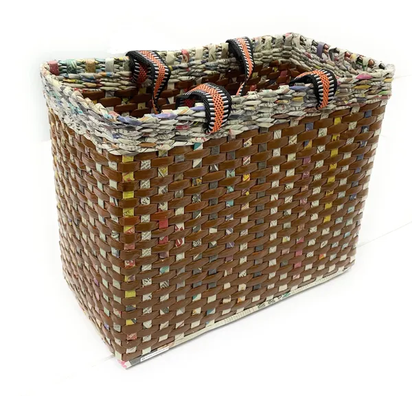 _Paperus,_Large,_Lunch_Bag,_Picnic_Basket,_Carry_Bag,_Handbag,_Tiffin_Basket_for_Office,_Rectangular,_Eco-Friendly,_Handmade,_of_Paper_Ropes,_in_Inch_11_H,_14_L,_7_Wide_Base_Brown