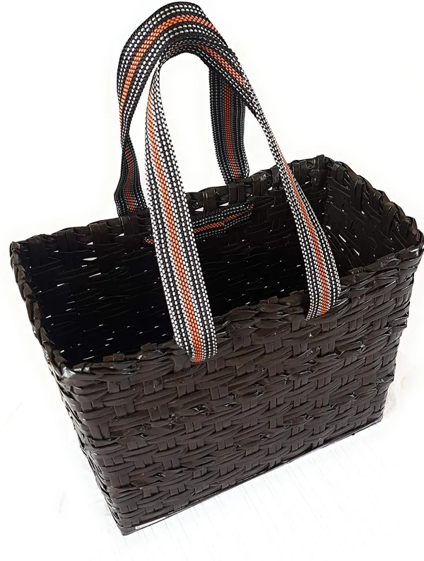 _Paperus,_Large_Lunch_Bag,_Picnic_Basket,_Carry_Bag,_Handbag,_Tiffin_Basket_for_Office,_Rectangular,_Eco-Friendly,_Handmade,_of_Paper_Ropes,_in_Inch_11_H,_14_L,_7_Wide_Base_Brown