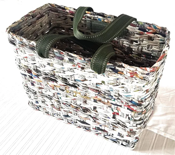 _Paperus,_Large,_Natural,_Picnic_Basket,_Lunch_Bag_for_Office,_Shopping_Bag,_Big_Tiffin_Basket,_Carry_Bag,_Eco-Friendly,_Handmade,_of_Paper_Ropes_11_in_Tall_14_in_Length_7_in_Wide_Base