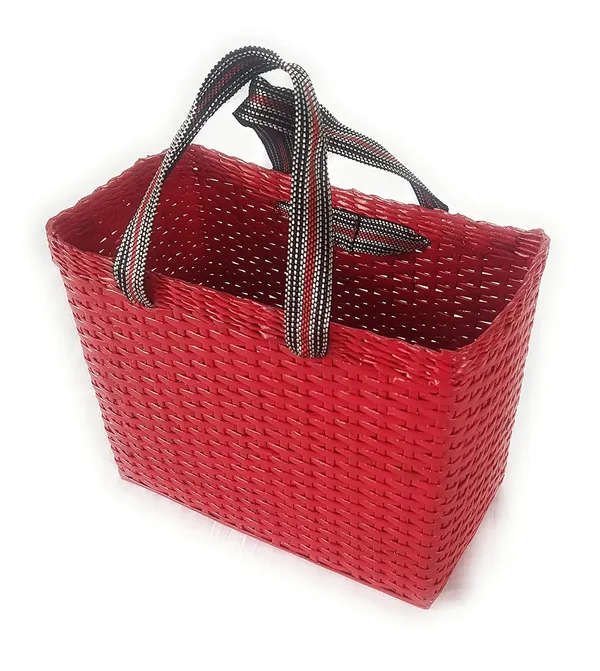 Sonas_Creation_Paperus,_Extra_Large,_XL,_Red,_Lunch_Bag,_Tiffin_Basket,_Big_Picnic_Basket,_Travel_Bag,_Handbag,_Eco-Friendly,_Handmade_of_Paper_Ropes,_in_Inch_Height_12,_Length_15,_Breadth_8