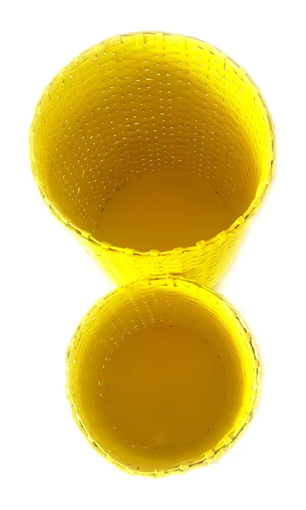 Paperus,_Set_of_Big_&_Small_Dustbin_for_Home,_Waste_Basket_11_&_8_Inch_Tall