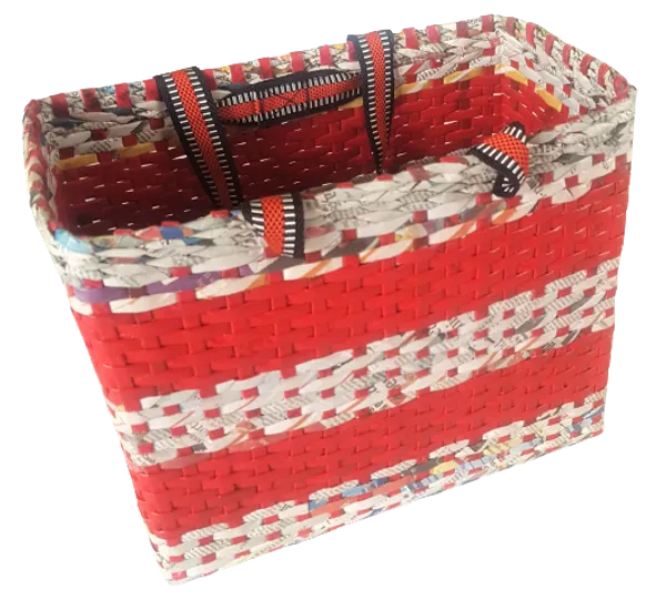 Paperus,_Large,_Red_Check,_Picnic_Basket,_Lunch_Bag_for_Office,_Big_Tiffin_Basket,_Carry_Bag,_Eco-Friendly,_Handmade,_11_in_Tall_14_in_Length_7_in_Wide_Base