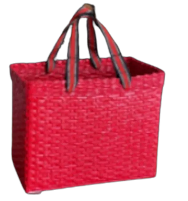 Sonas_Creation_Paperus,_Extra_Large,_XL,_Red,_Lunch_Bag_with_Lid,_Tiffin_Basket_for_Office,_Picnic_Basket_with_Cover,_Travel_Bag,_Handbag,_Eco-Friendly,_Handmade_of_Paper_Ropes_12_H,_15_L,_8_B_inch