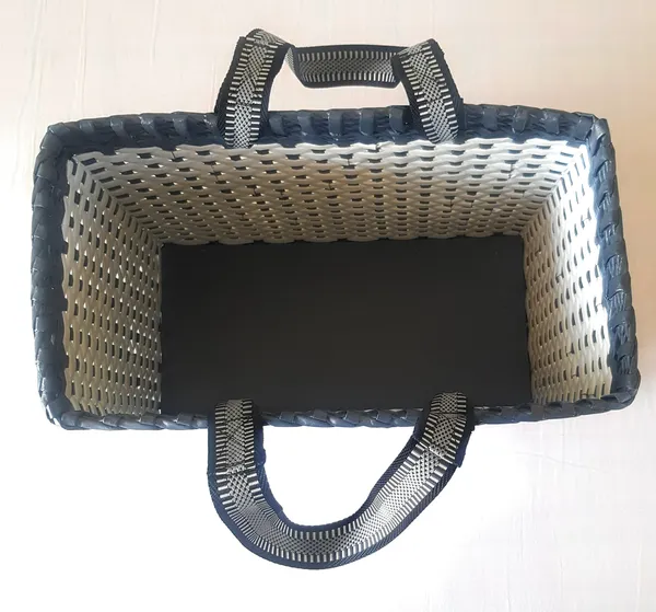 Sonas_Creation_Paperus,_Extra_Large,_XL,_White_Grey,_Lunch_Bag,_Tiffin_Basket_for_Office,_Big_Picnic_Basket,_Travel_Bag,_Handbag,_Eco-Friendly,_Handmade_of_Paper_Ropes,_in_Inch_H_12,_L15,_B_8