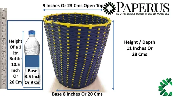 Sonas_Creation,_Big_Dustbin_for_Bedroom,_Waste_Basket_for_Home_11_Inch_Tall