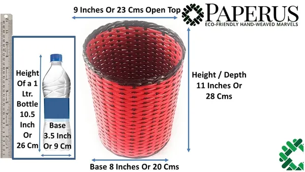 Sonas_Creation,_Big_Dustbin_for_Bedroom,_Waste_Basket_for_Home_11_Inch_Tall