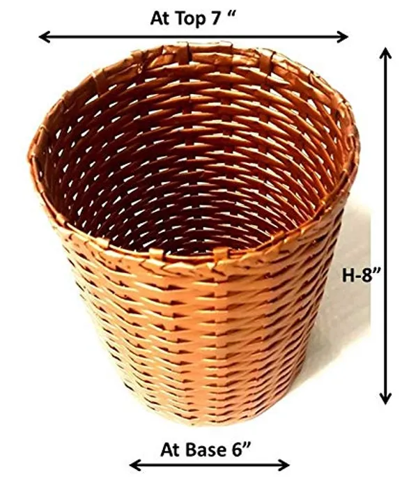 Sonas_Creation,_SMALL_Dustbin_for_Bedroom,_Waste_Basket_for_Home_8_Inc_Tall