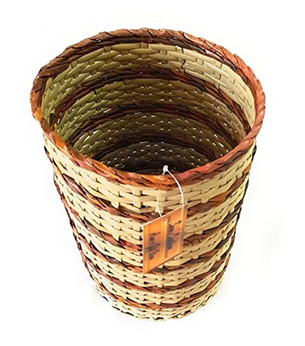 Sonas_Creation,_Big_Dustbin_for_Bedroom,_Waste_Basket_for_Home_11_Inch_Tall