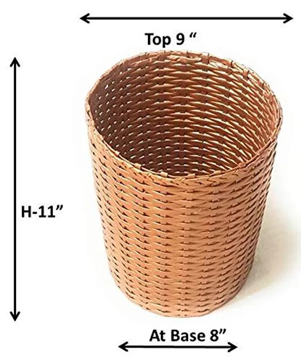 Sonas_Creation,_Big_Dustbin_for_Bedroom,_Waste_Basket_for_Home_11_Inch_Tall