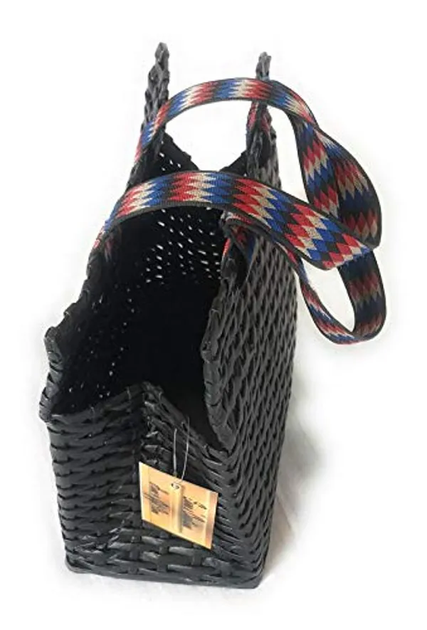 Sonas_Creation_Black_Large_Satchel/Ladies_Purse/Tote_(Eco_Friendly_&_Handmade)