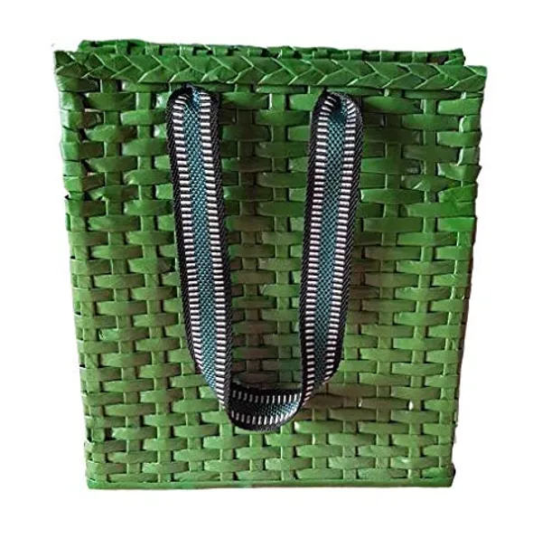 Sonas_Creation_Women's_Eco_Friendly_&_Handmade_of_Paper_Ropes_PAPERUS_Medium_Satchel_(Green)