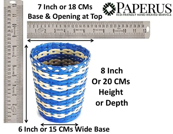 Sonas_Creation,_SMALL_Dustbin_for_Bedroom,_Waste_Basket_for_Home_8_Inc_Tall