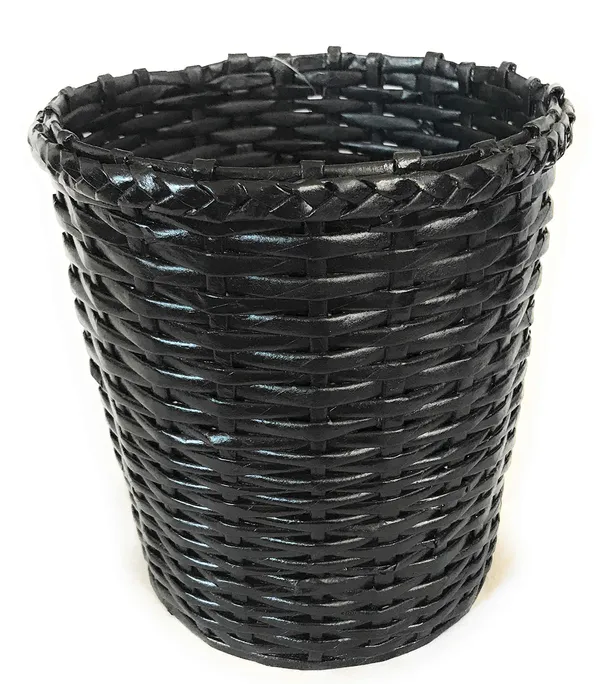 Paperus_Sonas_Creation,_SMALL_Black_Open_Dustbin_for_Home_5_Ltr_8_inch_Tall