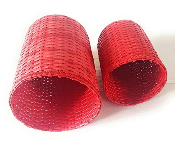 Sonas_Creation_Set_of_Big_&_Small_Dustbin_for_Home_Bedroom_11_&_8_Inch_Tall
