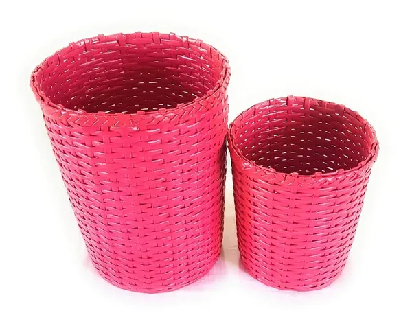 Sonas_Creation,_Big_&_Small_Pink_Dustbin_for_Girls_Room,_11_and_8_Inch_Tall