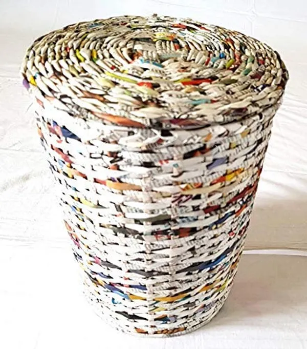 Sonas_Creation,_SMALL_Waste_Basket_with_Lid_for_Bedroom,_8_Inch_Tall