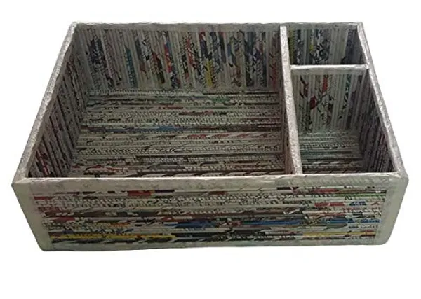 Sonas_Creation_Paperus_Multipurpose_Organizer_for_Stationary,_Medicines,_Remotes_etc,_Eco-Friendly_Handmade_of_Paper_Ropes