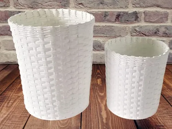 Sonas_Creation,_Set_of_Large_&_Small_Dustbins_for_Bedroom,_11_&_8_Inch_Tall