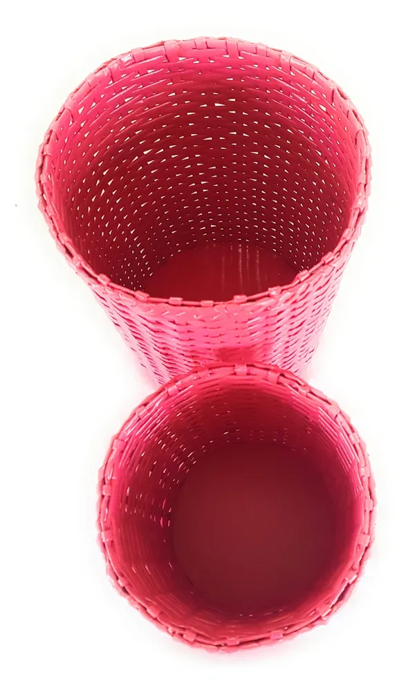 Paperus,_Set_of_Big_&_Small_Dustbin_for_Home,_Waste_Basket_11_&_8_Inch_Tall