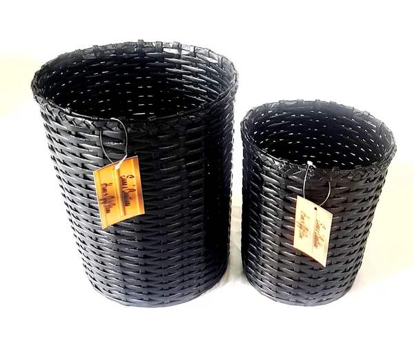 Paperus,_Set_of_Big_&_Small_Dustbin_for_Home,_Waste_Basket_11_&_8_Inch_Tall