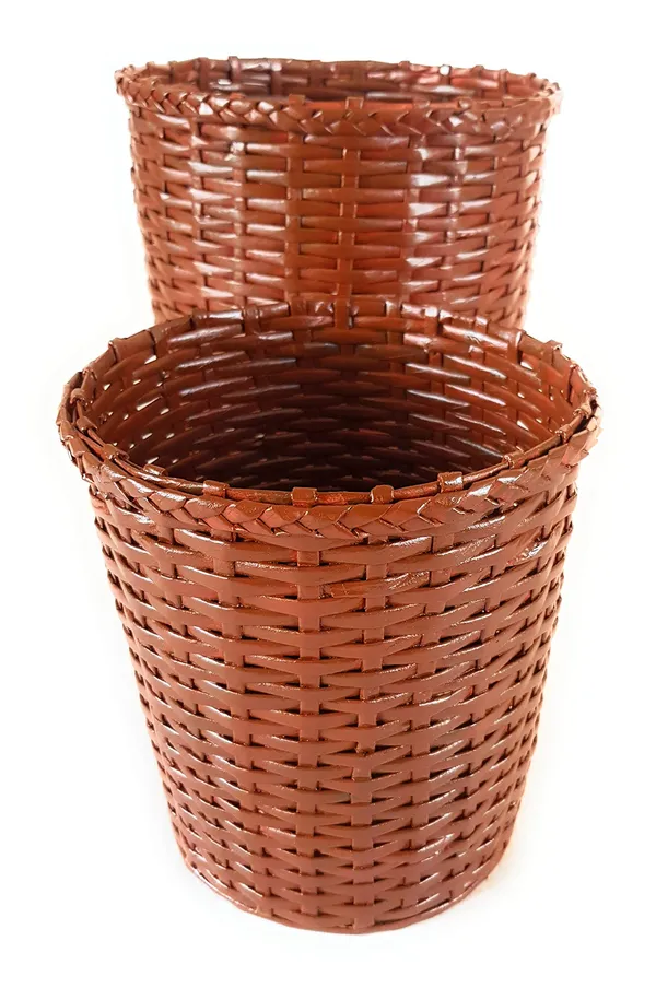 Paperus,_Set_of_Big_&_Small_Dustbin_for_Home,_Waste_Basket_11_&_8_Inch_Tall