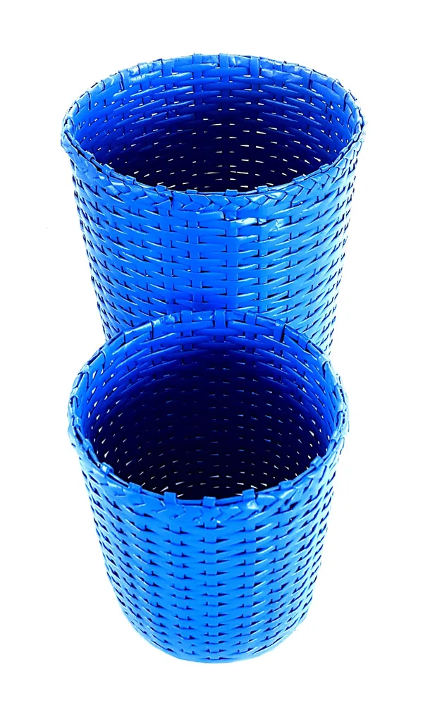Paperus,_Set_of_Big_&_Small_Dustbin_for_Home,_Waste_Basket_11_&_8_Inch_Tall