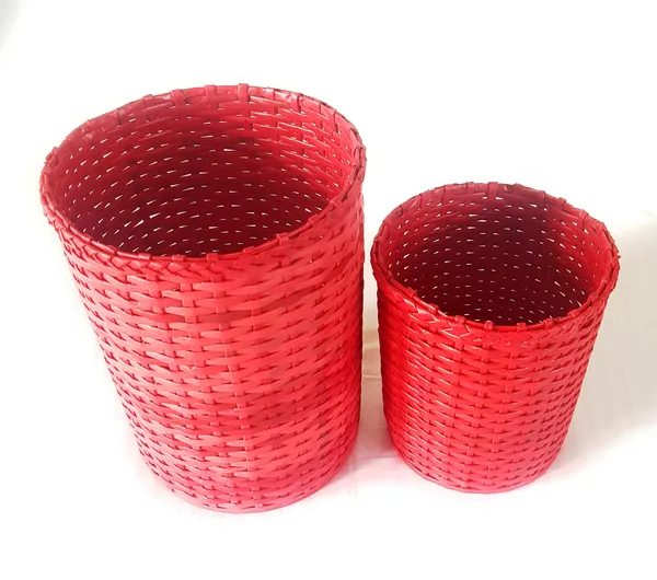 Paperus,_Set_of_Big_&_Small_Dustbin_for_Home,_Waste_Basket_11_&_8_Inch_Tall