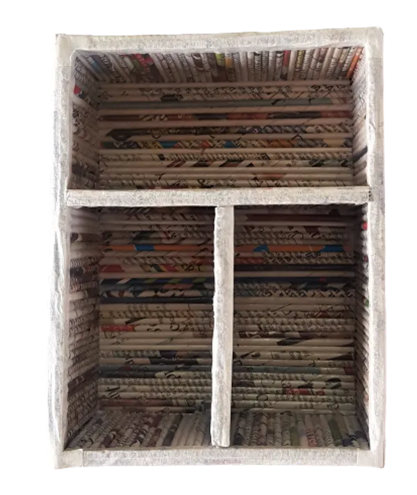 Sonas_Creation_Paperus,_Small,_Multipurpose_Organizer,_for_Stationary,_Bedside_Table_or_Study_Table_or_Office_Table,_Handmade_of_Paper_Ropes_Length_8_Inch,_Width_6_Inch_&_Depth_or_Height_3_Inch