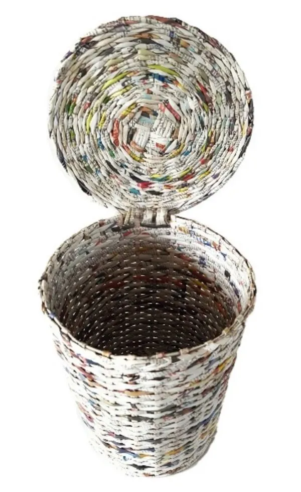 Sonas_Creation,_SMALL_Dustbin_with_Lid_for_Bedroom,_8_Inch_Tall