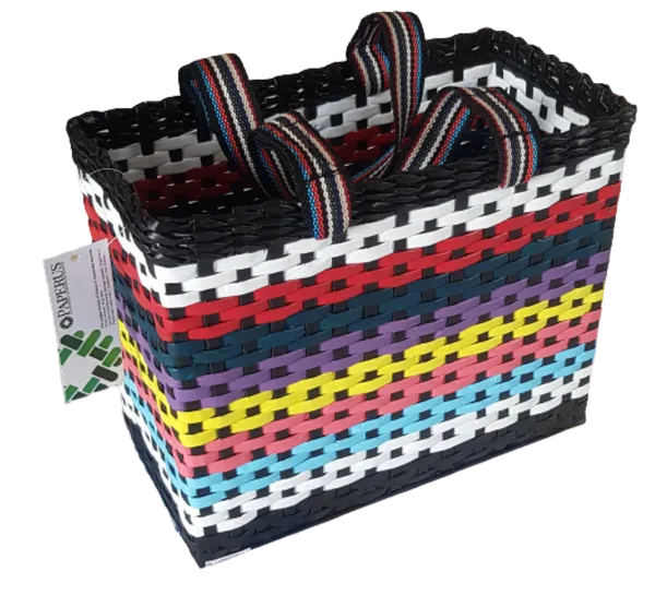 Paperus,_Multicolor_Large_Lunch_Bag,_Picnic_Basket,_Carry_Bag,_Tiffin_Basket_for_Office,_Eco-Friendly,_Handmade,_of_Paper_Ropes_11_in_Tall_14_in_Length_7_in_Wide_Base