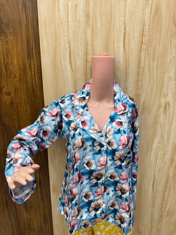 Blue_Floral_Print_Long_Sleeve_Shirt_for_Women