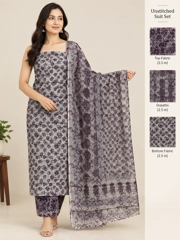 Multicolour_Unstiched_Floral_Geometric_Printed_Suit_Set_For_Women