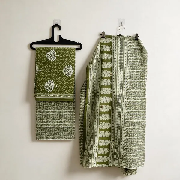 Green_Cotton_Printed_Suit_Set_With_Dupatta_For_Women