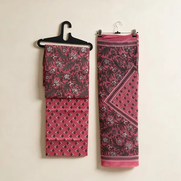 Pink_Cotton_Floral_Print_Straight_Suit_Set_For_Women