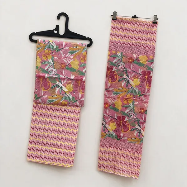Multicolour_Cotton_Floral_Chevron_Printed_Suit_Set_For_Women